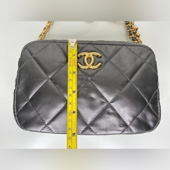 Chanel Métiers d’Art CC Jewel Mini Camera Bag – Rothenium (Grey) Color Lambskin - Picture 11 of 16